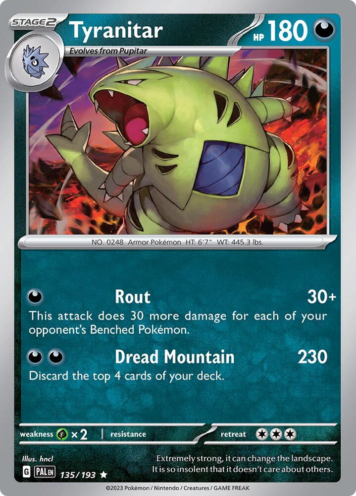 Tyranitar - 135/193 card image
