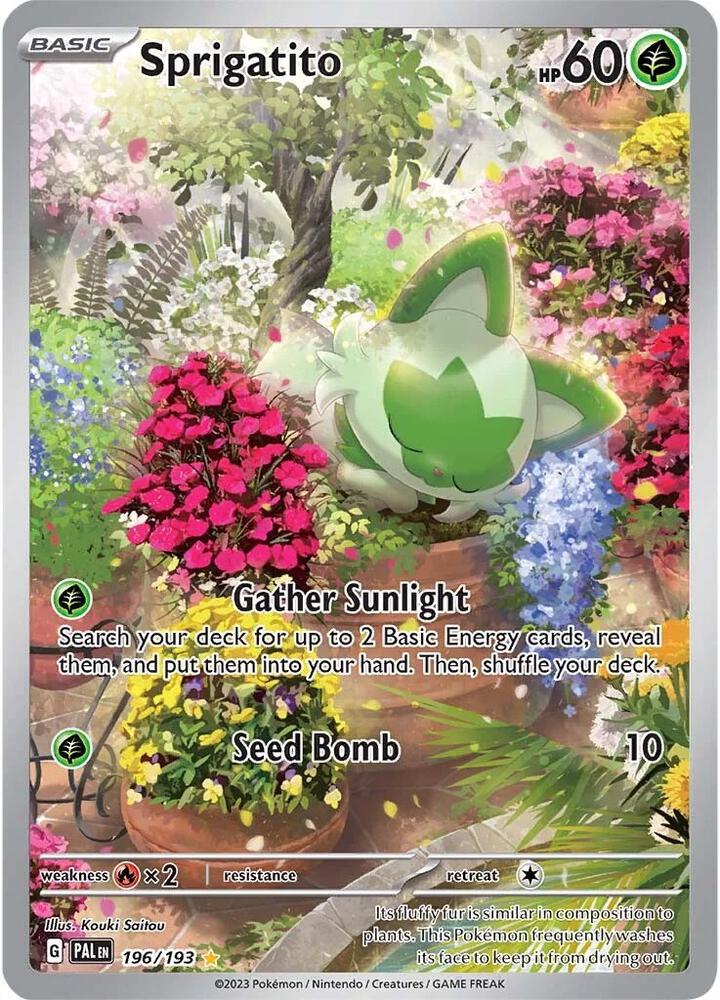 Sprigatito - 196/193 card image