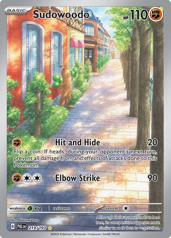 Sudowoodo - 219/193 card image