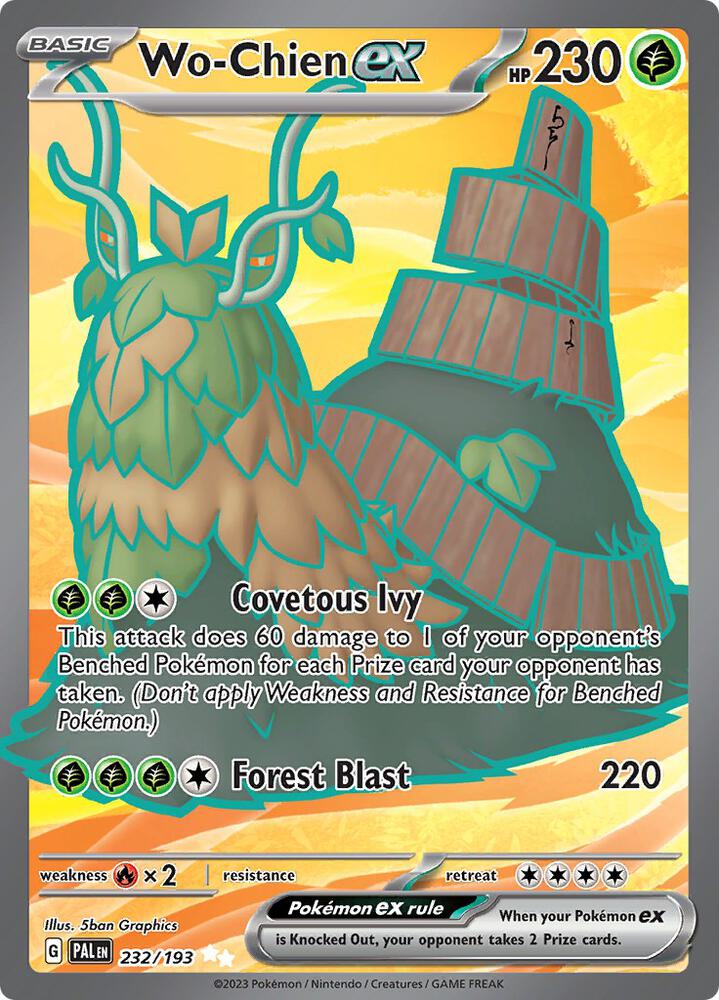 Wo-Chien ex - 232/193 card image