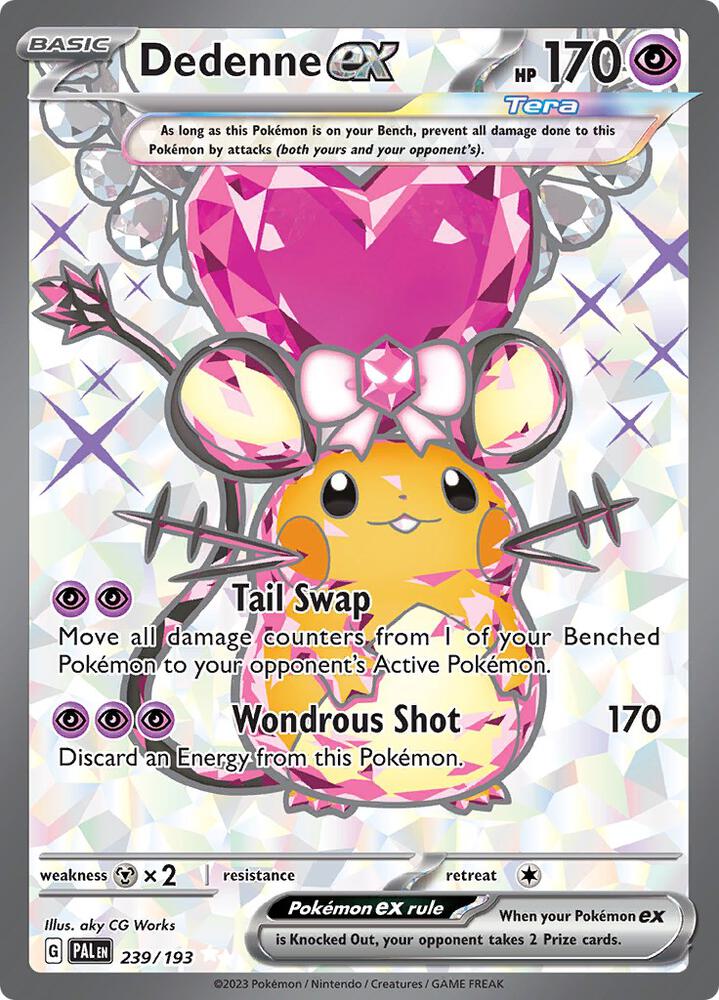 Dedenne ex - 239/193 card image
