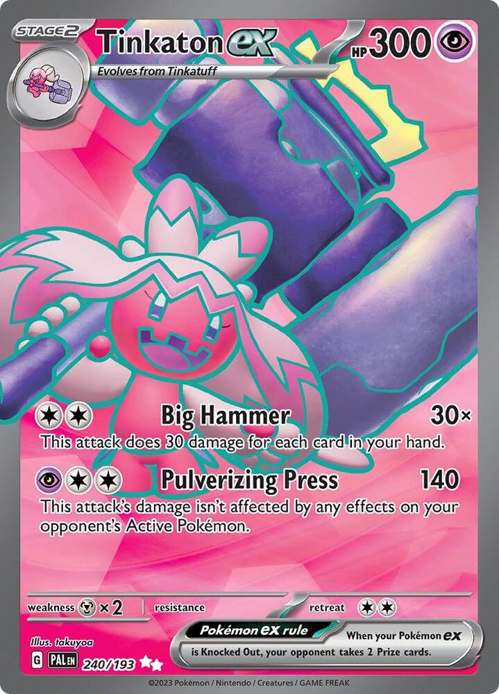 Tinkaton ex - 240/193 card image