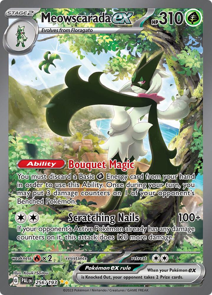 Meowscarada ex - 256/193 card image