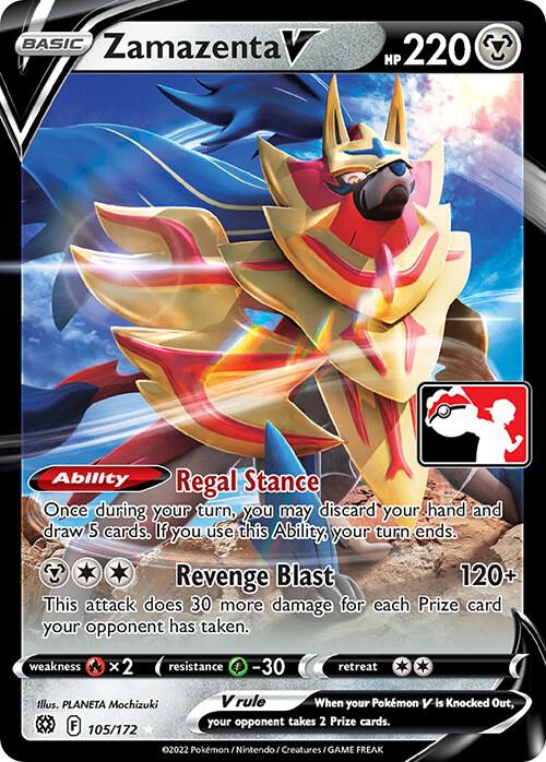 Zamazenta V - 105/172 card image