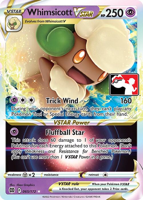 Whimsicott VSTAR - 065/172 card image