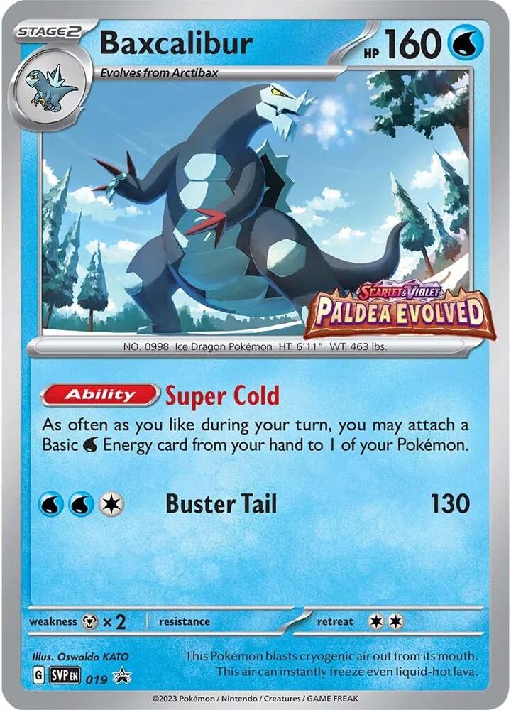 Baxcalibur - 019 (Prerelease) card image
