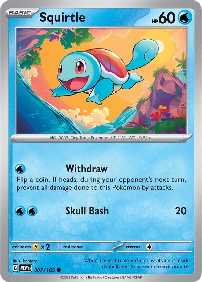 Squirtle - 007/165 card image
