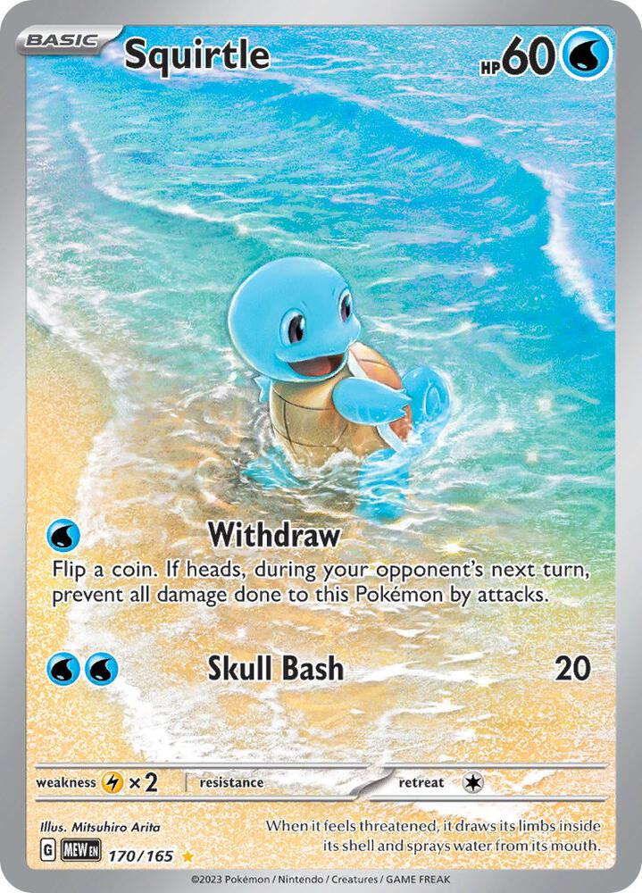 Squirtle - 170/165 card image