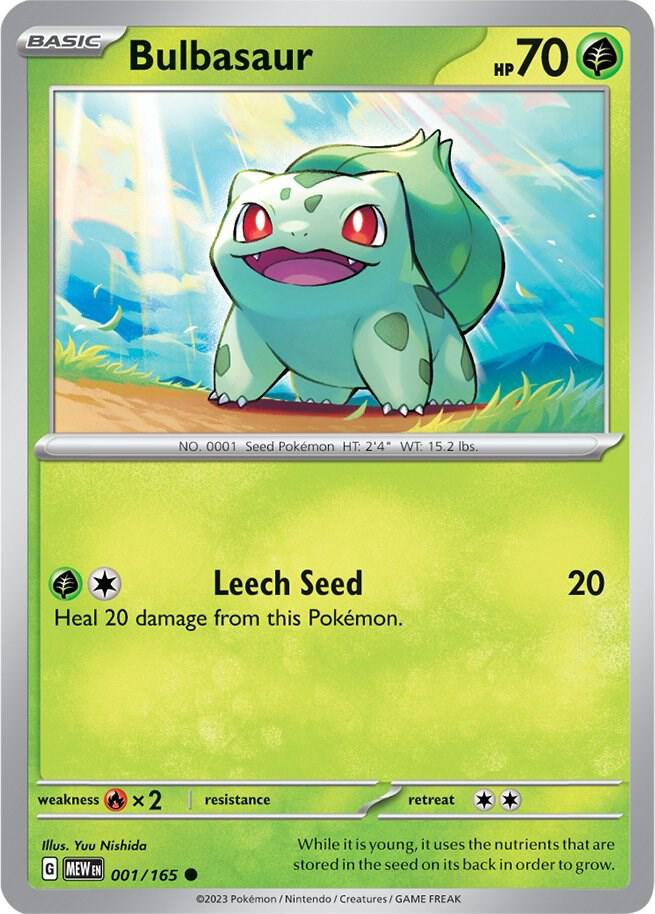 Bulbasaur - 001/165 card image