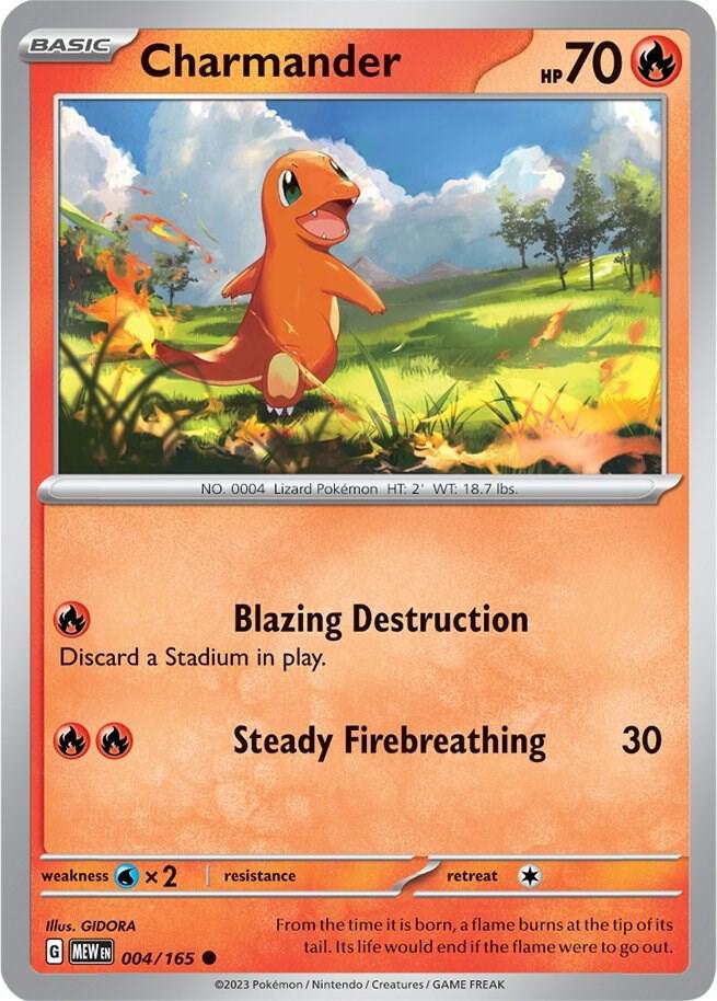 Charmander - 004/165 card image