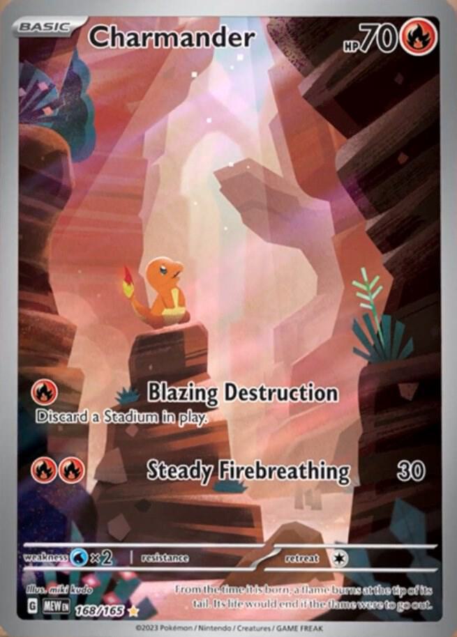 Charmander - 168/165 card image