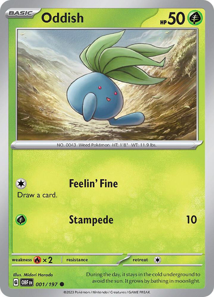 Oddish card image