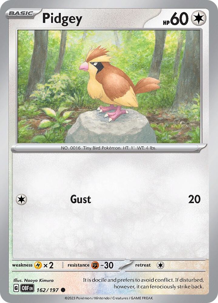 Pidgey card image