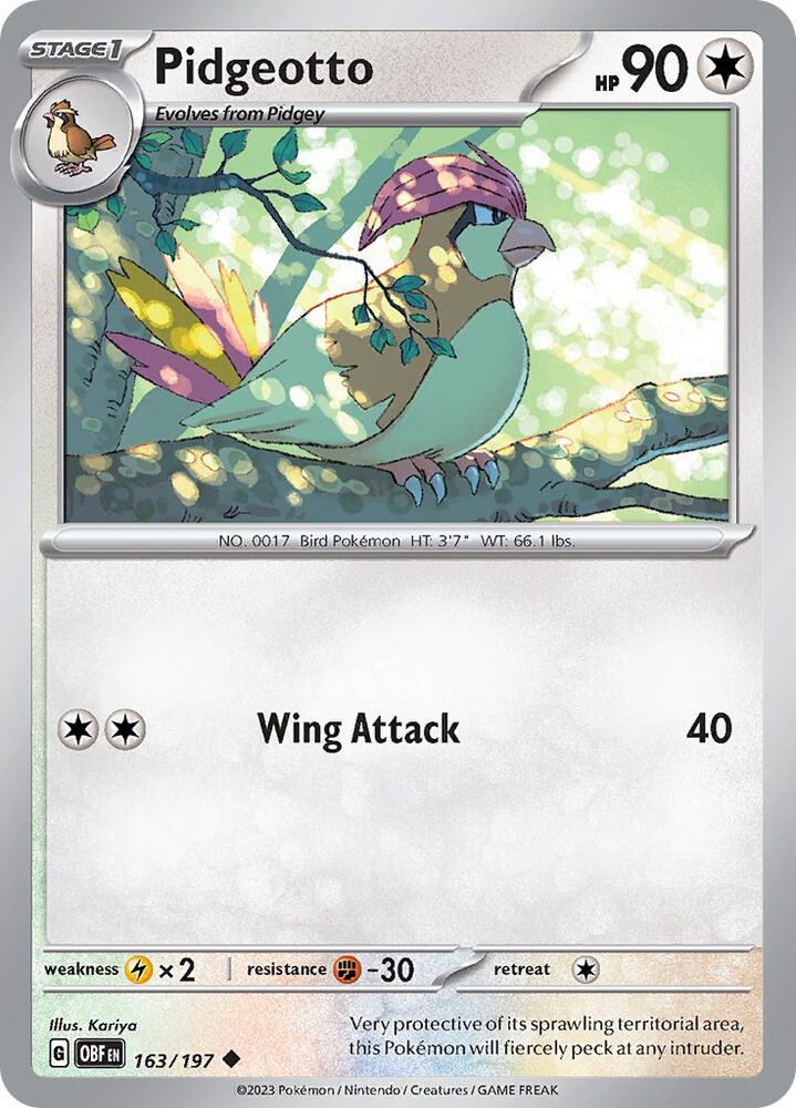 Pidgeotto card image