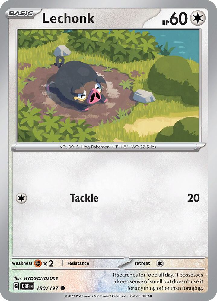 Lechonk - 180/197 card image