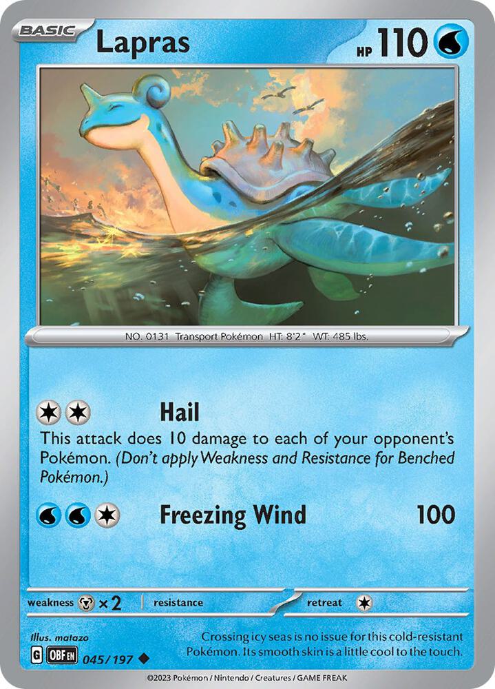 Lapras card image