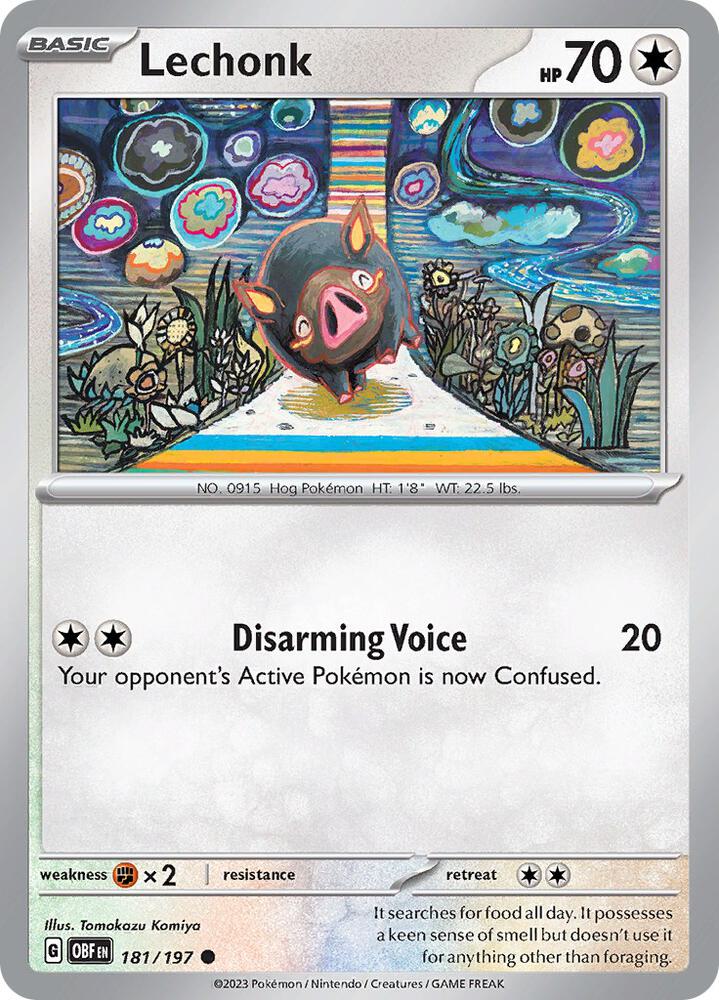 Lechonk - 181/197 card image