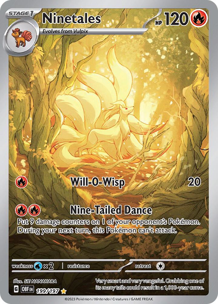 Ninetales -199/197 card image