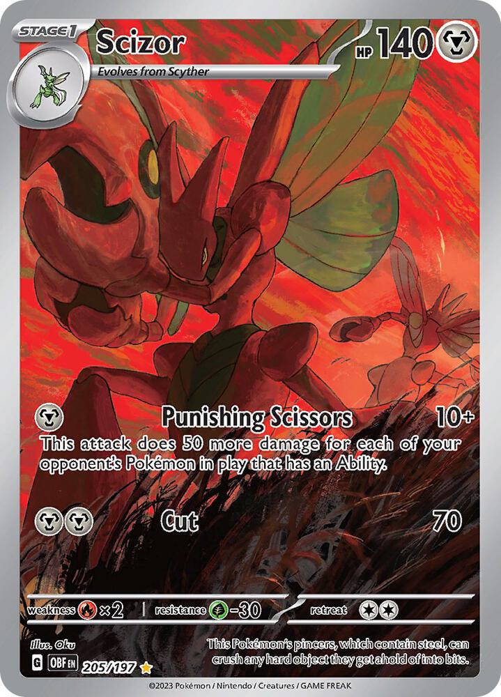 Scizor - 205/197 card image