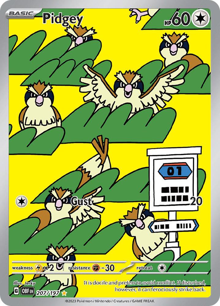 Pidgey - 207/197 card image