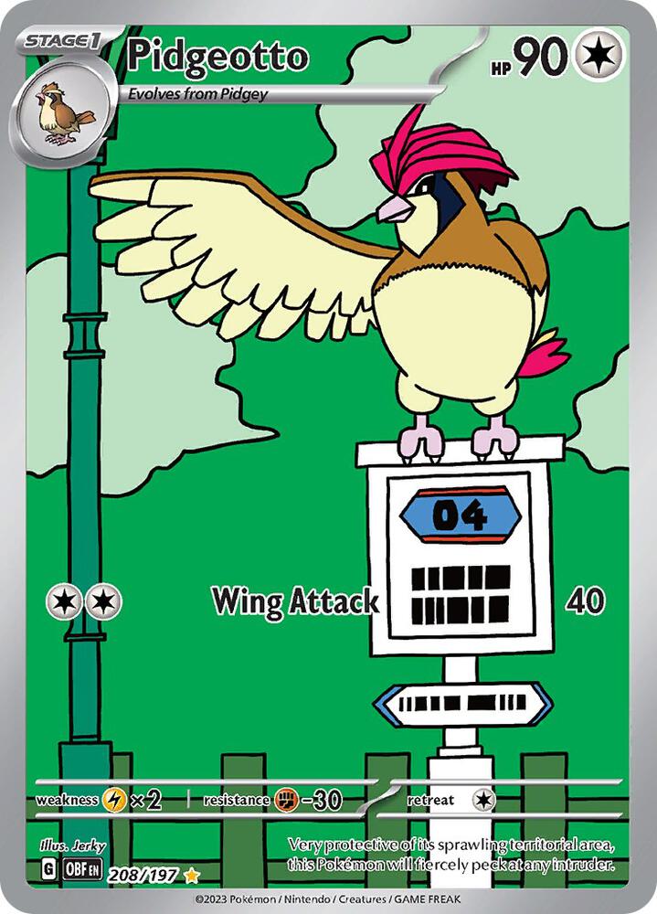 Pidgeotto - 208/197 card image