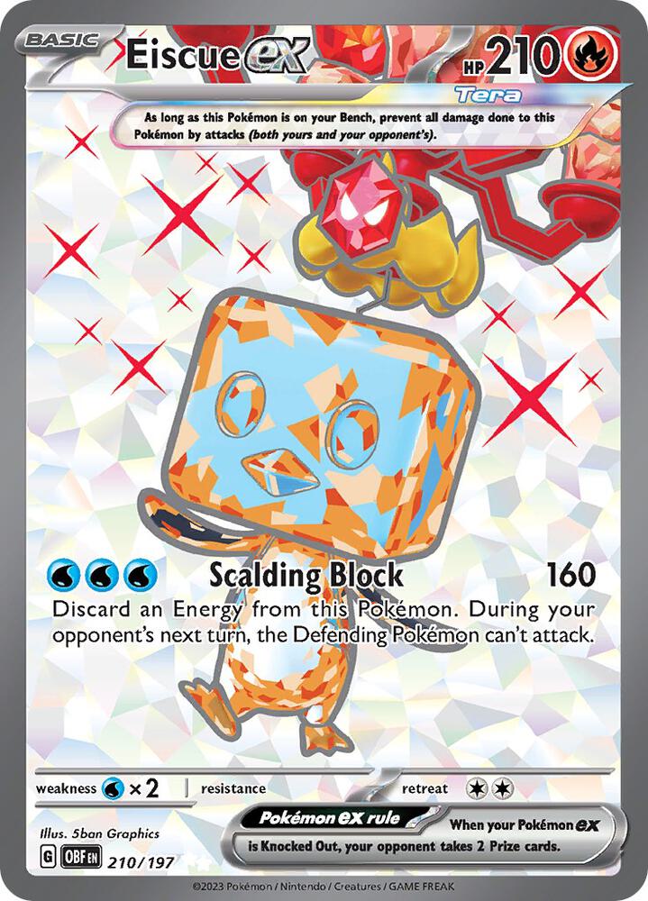 Eiscue ex - 210/197 card image