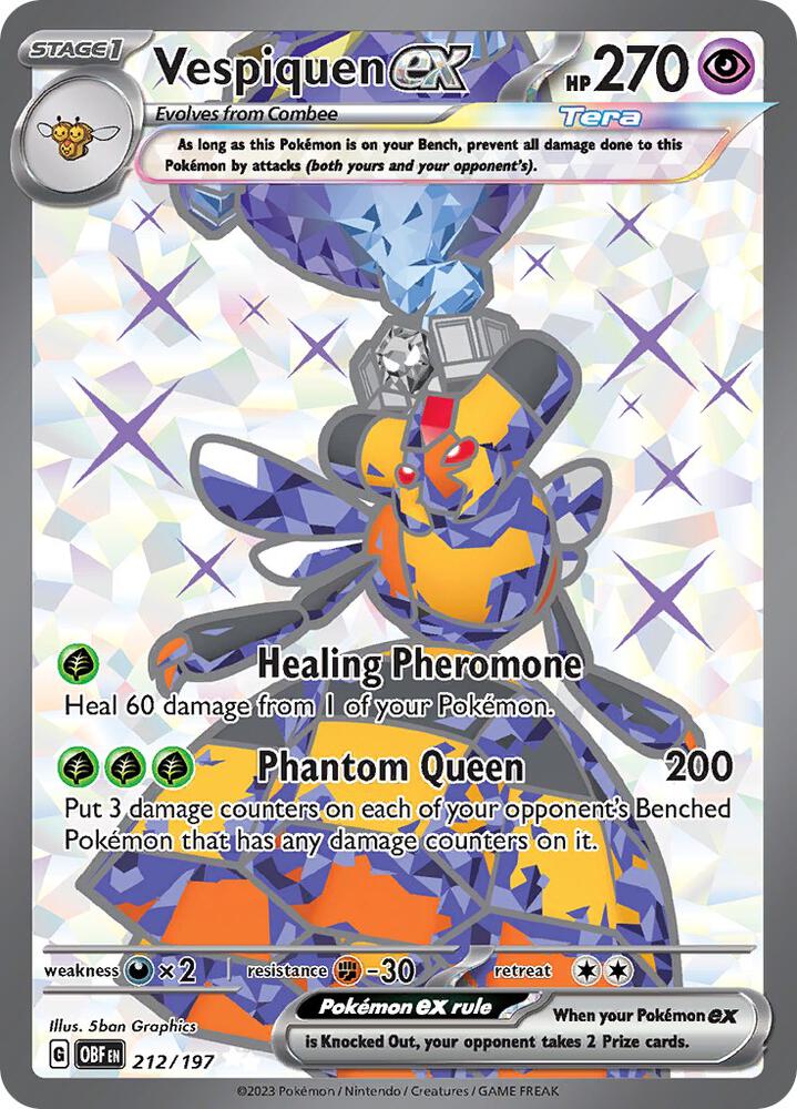 Vespiquen ex - 212/197 card image