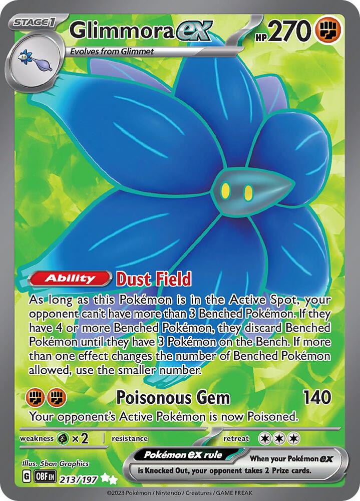 Glimmora ex - 213/197 card image