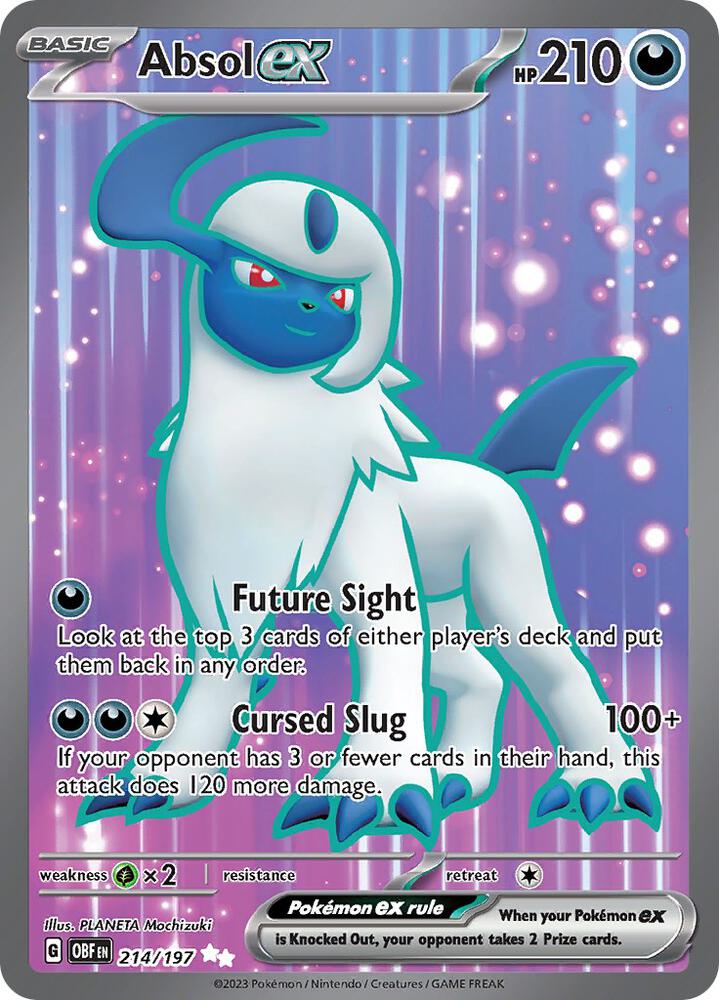 Absol ex - 214/197 card image