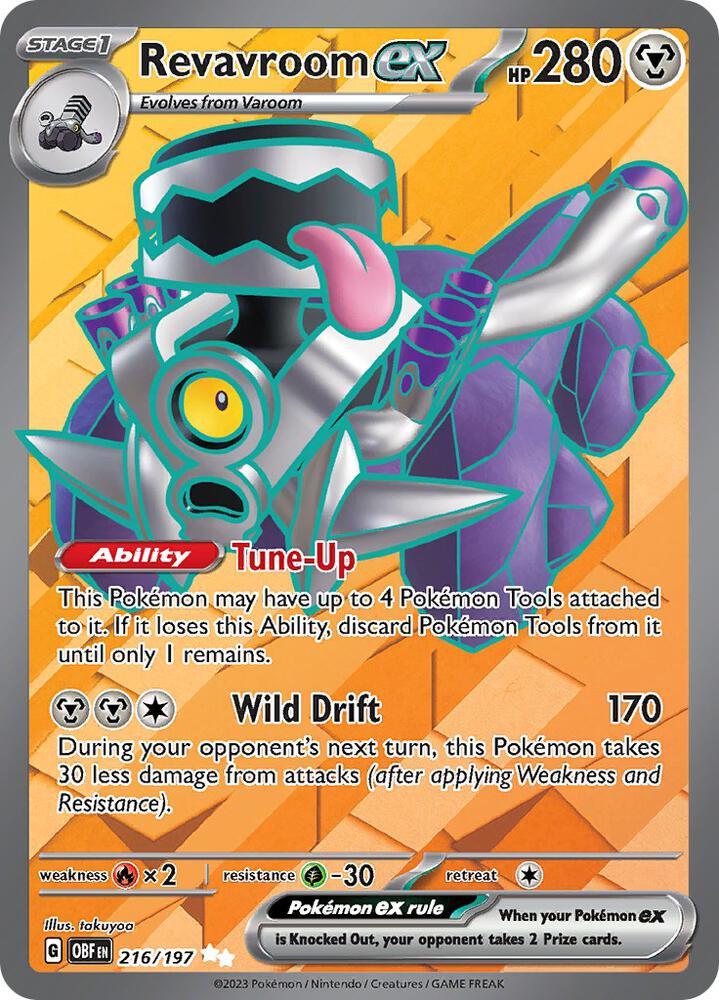 Revavroom ex - 216/197 card image