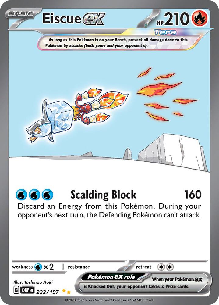 Eiscue ex - 222/197 card image