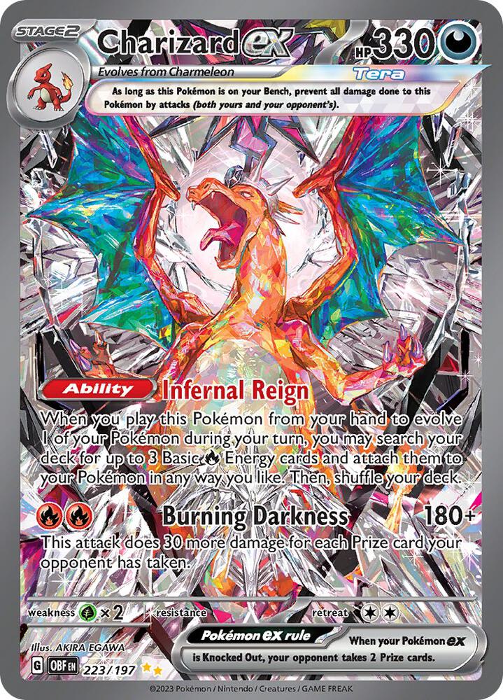 Charizard ex - 223/197 card image