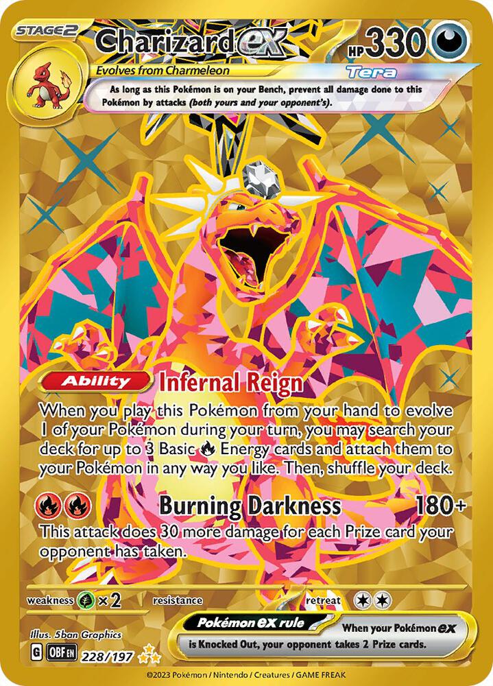Charizard ex - 228/197 card image
