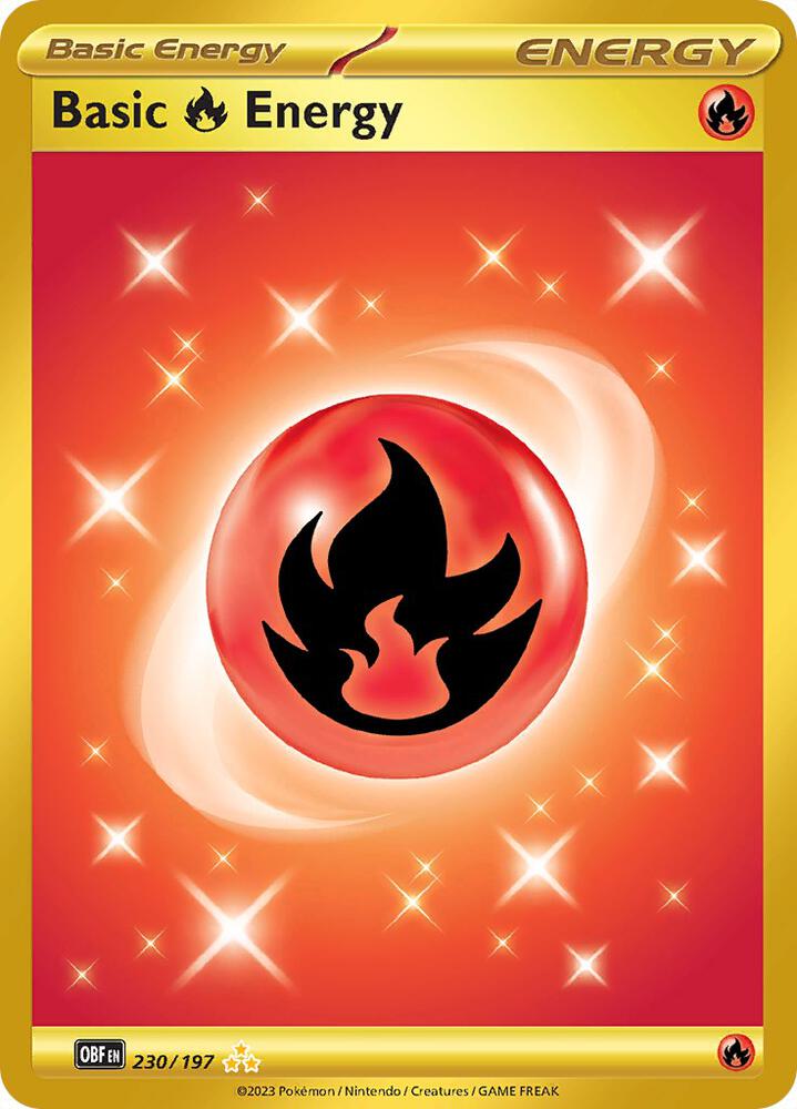 Basic Fire Energy - 230/197 card image