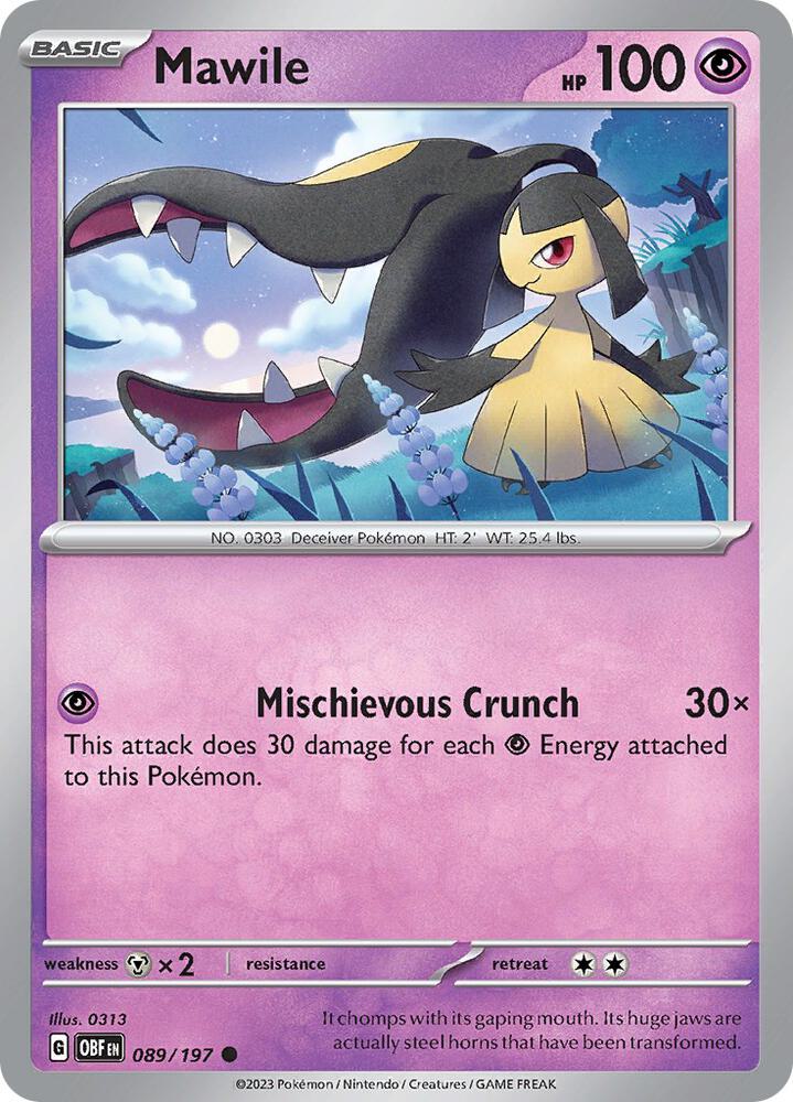 Mawile - 089/197 card image