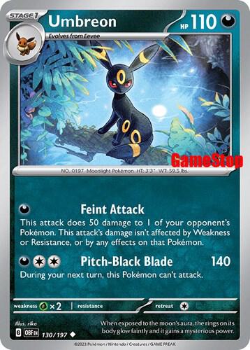 Umbreon - 130/197 (GameStop Exclusive) card image