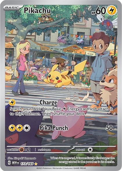 Pikachu - 173/165 card image