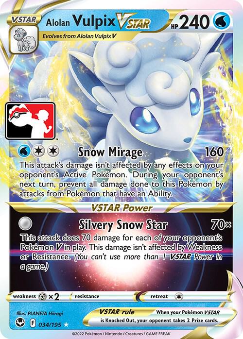 Alolan Vulpix VSTAR - 034/195 card image