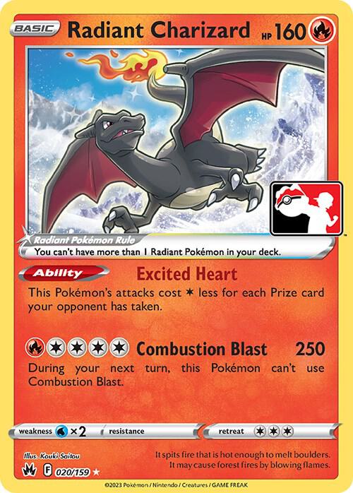 Radiant Charizard - 020/159 card image