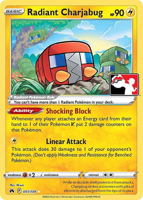 Radiant Charjabug - 051/159 card image