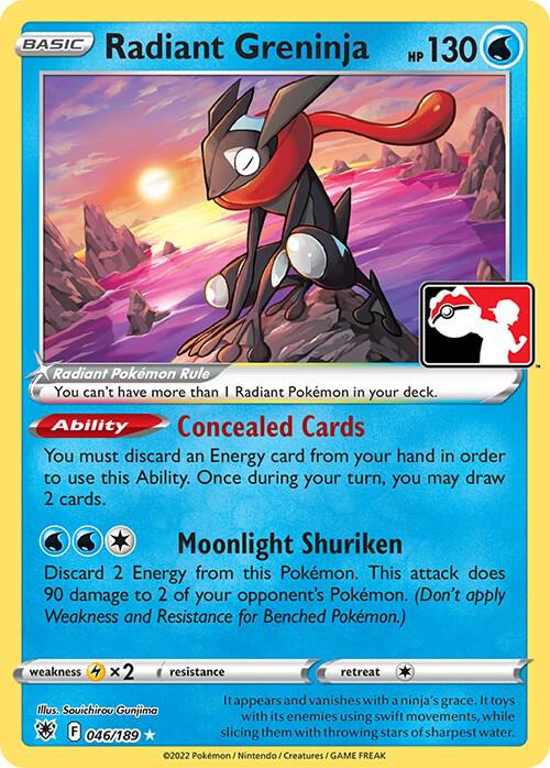 Radiant Greninja - 046/189 card image