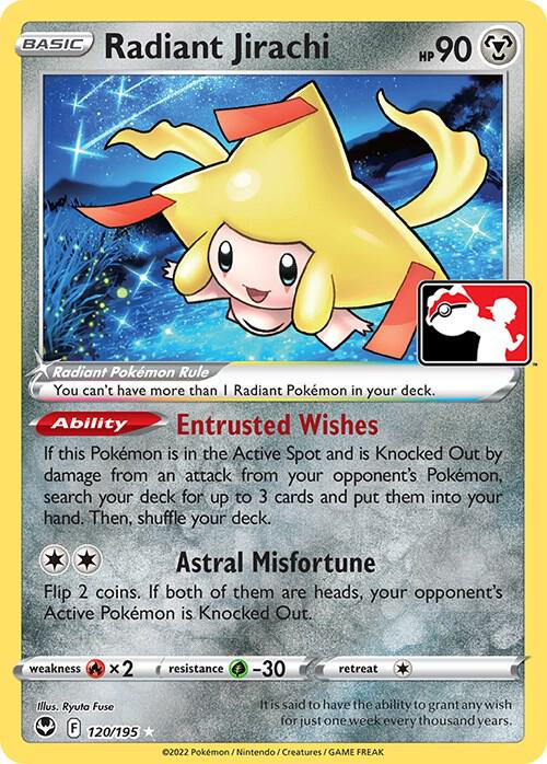 Radiant Jirachi - 120/195 card image
