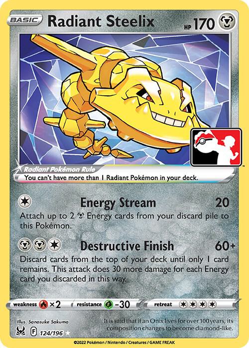 Radiant Steelix - 124/196 card image