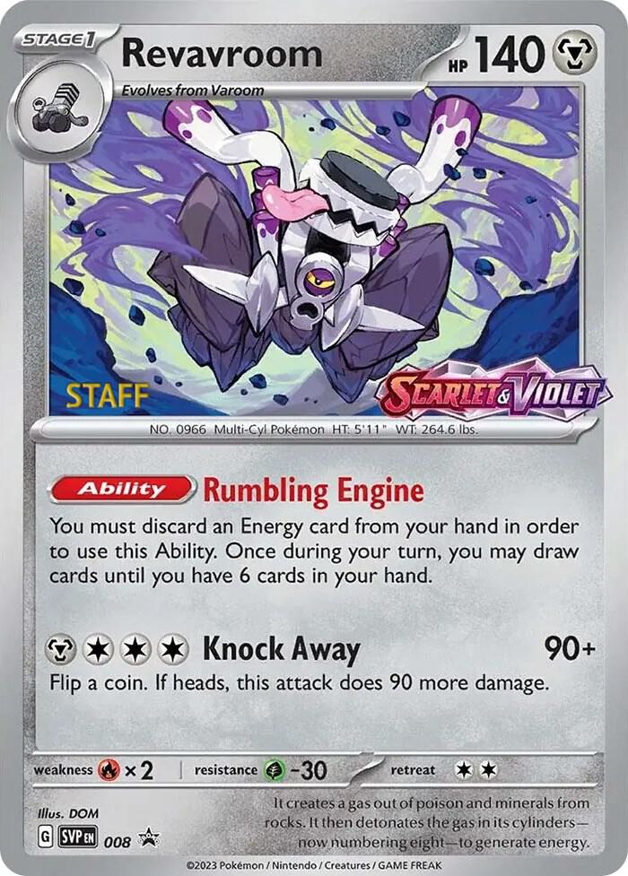 Revavroom - 008 (Prerelease) [Staff] card image
