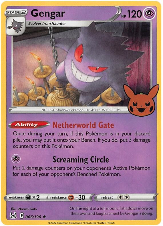 Gengar (2022 Copyright Date) card image