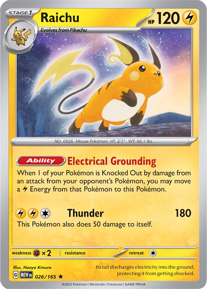 Raichu card image