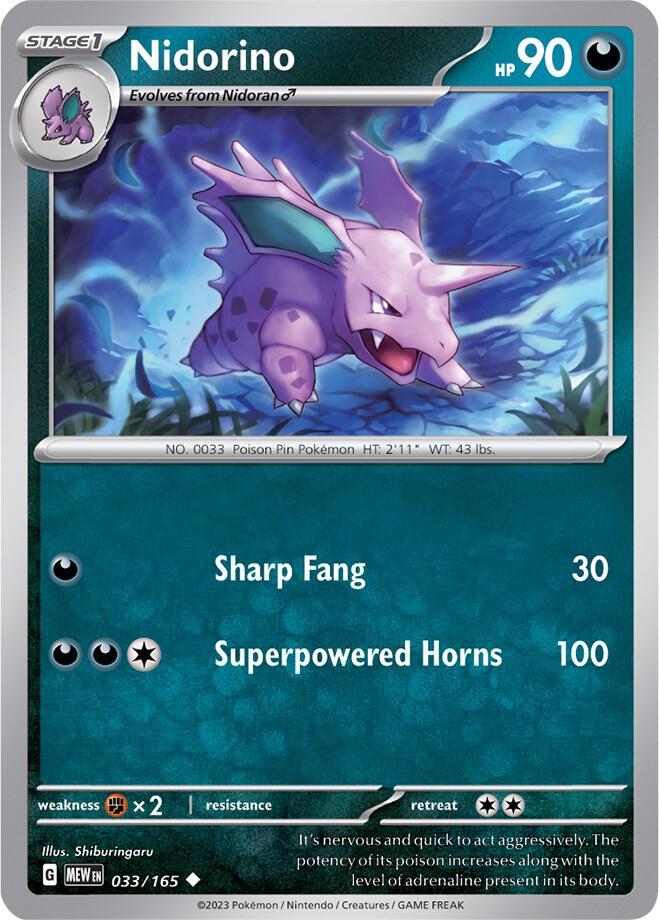 Nidorino card image