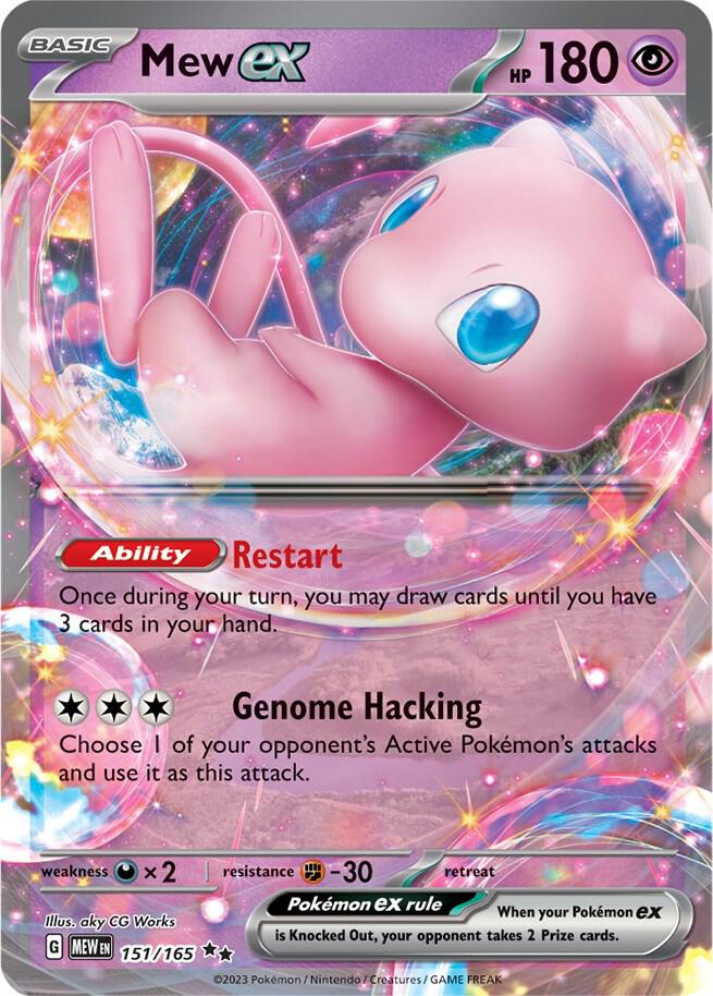 Mew ex - 151/165 card image