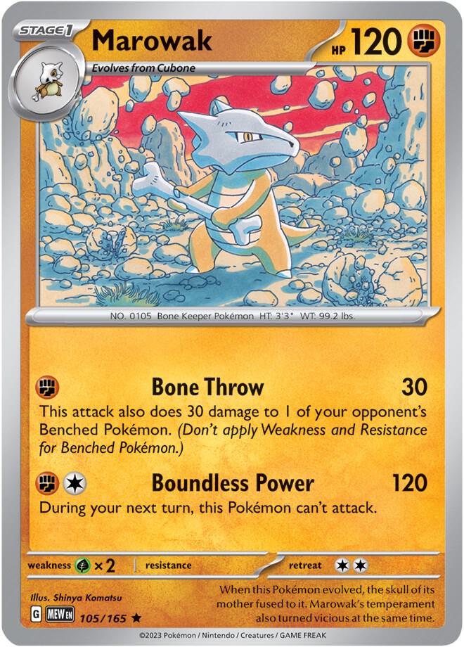 Marowak card image