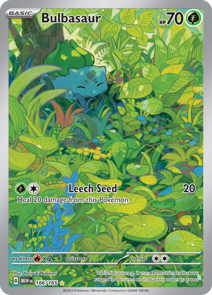 Bulbasaur - 166/165 card image
